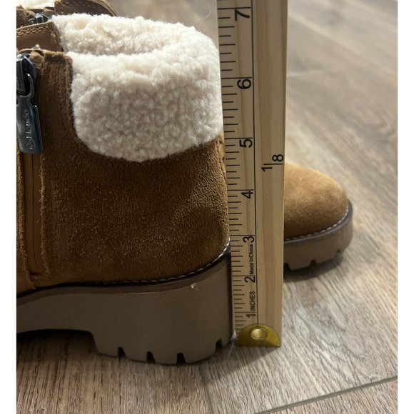 Blondo Boot Womens 7 Devin Waterproof Leather Vamp Hiking Combat Lug Sole - Picture 12 of 14